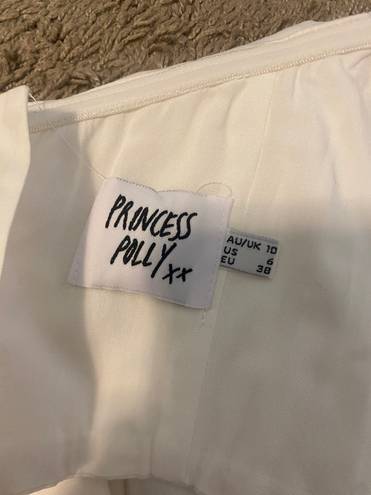 Princess Polly Tops |  Bad Gal Bustier White Top Size 6 | Color: White