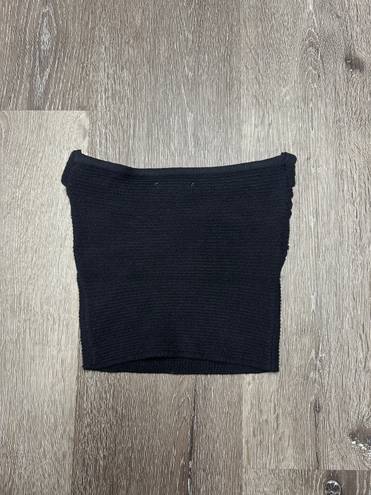 American Eagle Outfitters Cropped Sweater Knit Twist Tube Top