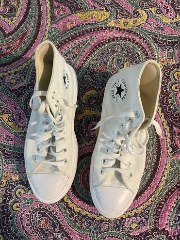 Converse White Platform