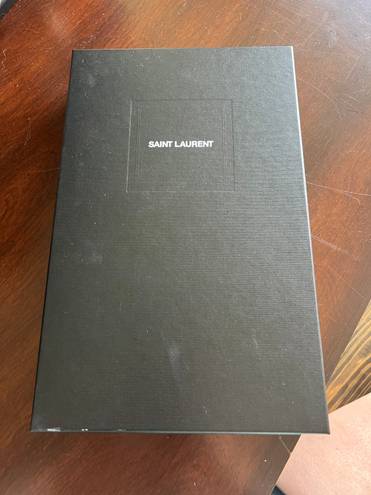 Saint Laurent YSL leather envelope pouch