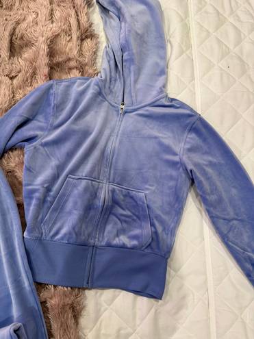 H&M Periwinkle Velvet Set