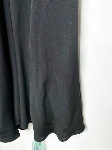 Off-White  Draped Long Sleeve Jersey Dress Black NWT in Size 38 (XS)