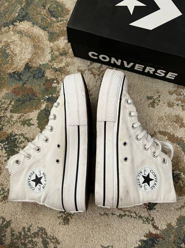 Converse White Platform