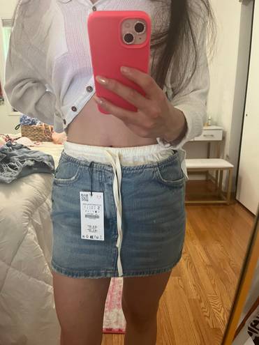 ZARA denim skirt