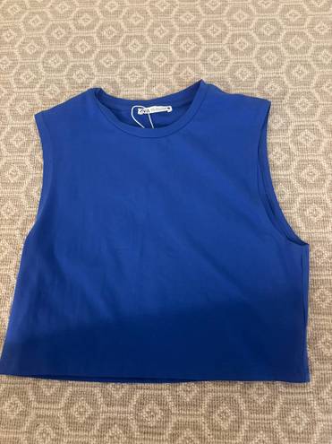 ZARA blue  tank top