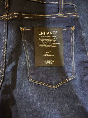 Hudson Women's Nico Midrise Straight Leg Jean Requiem Sz.26