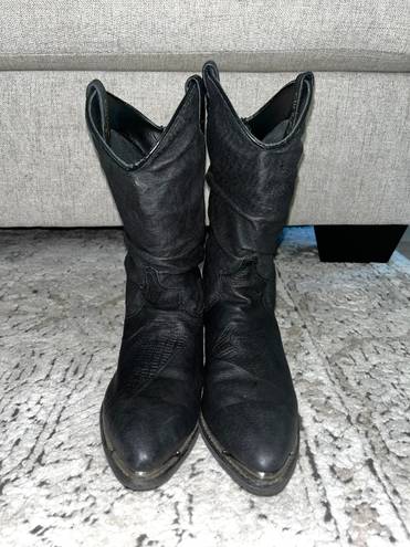 Dingo Vintage  Black Hornback Boots