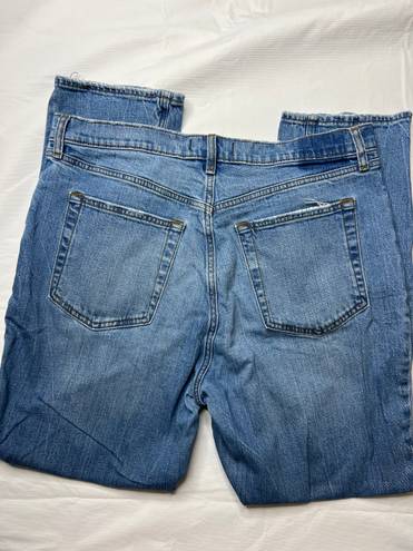 Abercrombie & Fitch The 90’s Slim Straight Ultra High Rise Waisted Denim Jeans Size 33/16 Short