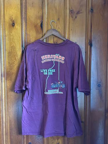 Harley Davidson Burgundy Harley Davison shirt 