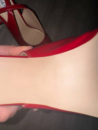 Steve Madden Cherry Red Pointed Toe Heels