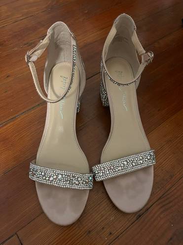 Betsey Johnson Mari champagne heels