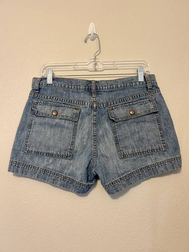 Gap Jeans Vintage Cotton Denim Cargo Jean Shorts Women’s Size 8 Y2K Light Wash