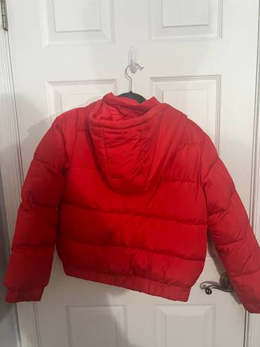 Missguided Red Puffer 