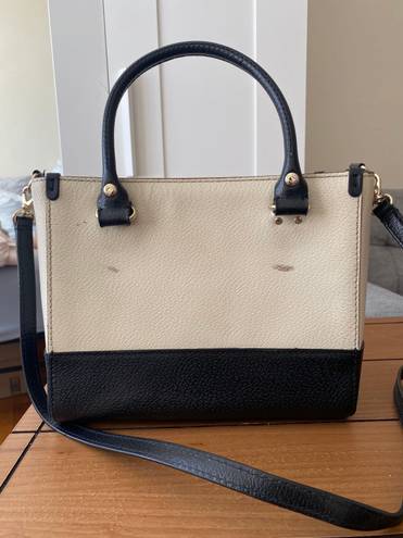 Kate Spade Black And Cream Crossbody Handbag