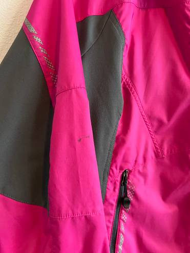 L.L.Bean Pink, pink, and gray,  outerwear jacket