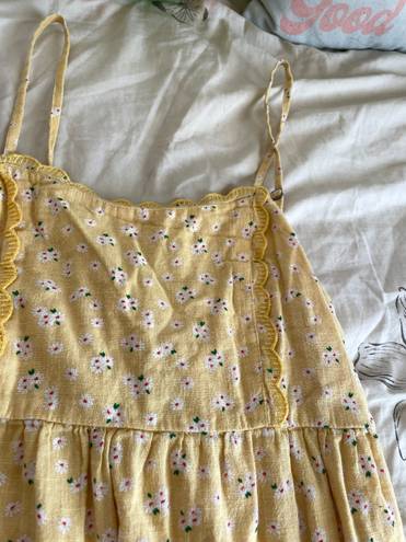 Aeropostale Yellow Floral Dress