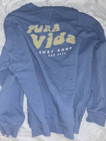 Pura Vida surf shop crewneck sweatshirt