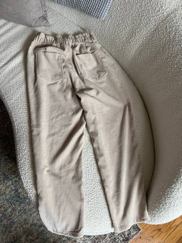 HYFVE Cream Corduroy Pants