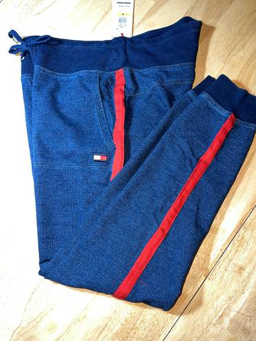 Tommy Hilfiger Denim Terry Slimfit Sweatpant with Side Stripe Medium BNWTS $49