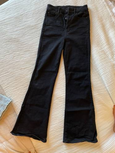 American Eagle Outfitters Black Flare Jeans