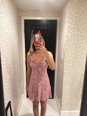 Unknown Floral Dress Pink Size XS