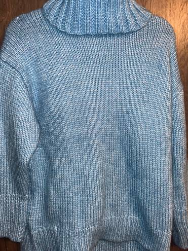 American Eagle Blue  Turtle Neck Sweater