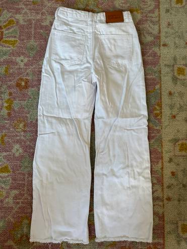 Princess Polly White Wide Leg Jeans