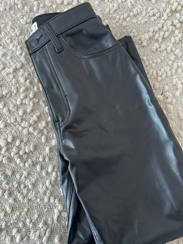 Abercrombie & Fitch Abercrombie Leather Pants (26 short)