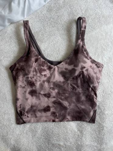 Lululemon Purple Tie Dye Align Tank