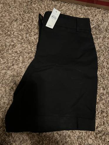 The Loft  Ann Taylor Black Bermuda Shorts Size 8 NWT