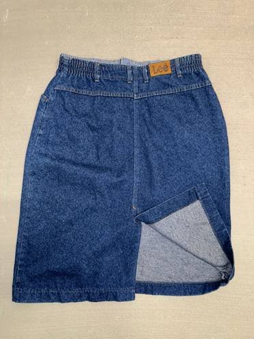 Lee Blue Denim Jean Skirt