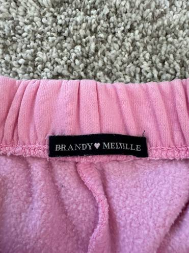 Brandy Melville Bubble Gum Pink Sweatpants