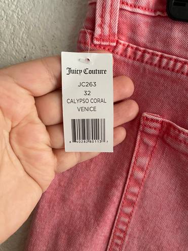 Juicy Couture 🆕 Calypso Coral Venice Straight Jeans 32🆕