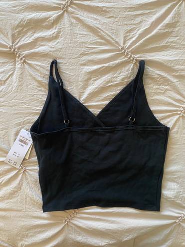 Hollister Black Cropped Tank-Top