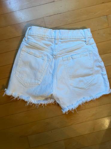 Abercrombie & Fitch Abercrombie High Rise Mom Jean Shorts Curve Love