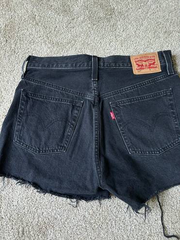 Levi’s 501 Black Denim Shorts