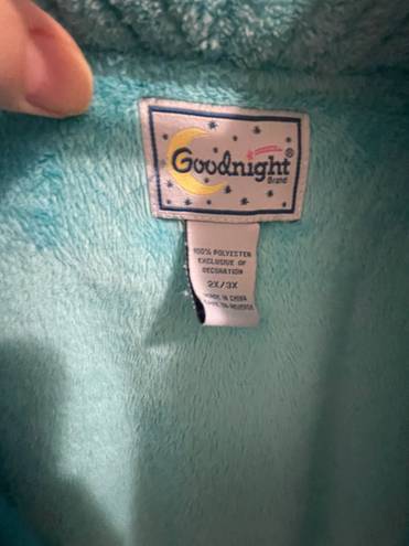 Goodnight Macaroon Womens Teal Goodnight Robe 2x