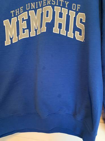 University Of Memphis Crewneck Sweatshirt Blue