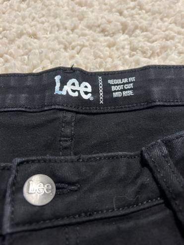 Lee black bootcut jeans