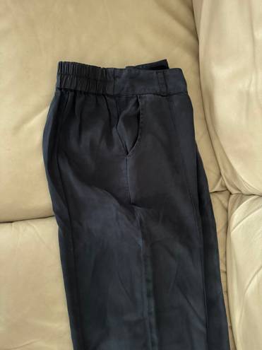 Young Fabulous and Broke  Navy Tencel Wide Leg Pants