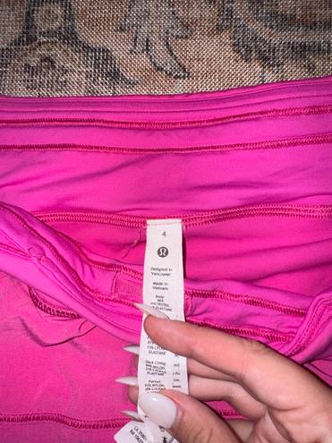 Lululemon Sonic Pink Pace Rival Skirt