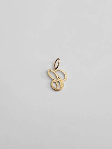 Tehrani Jewelry 14k Real Gold Initial "C" Pendant | Charm- Real 14k Gold Letter "C" Pendant for Him/Her- Gold Initial | Letter "C" Pendant Charm |