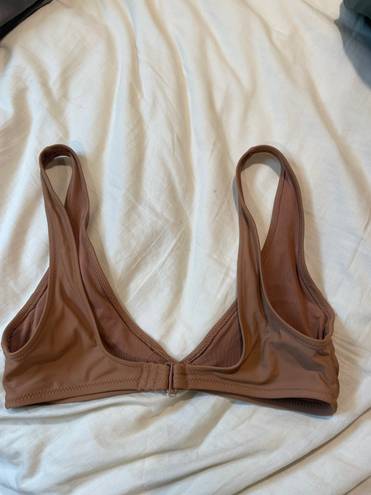 Aerie brown bikini top