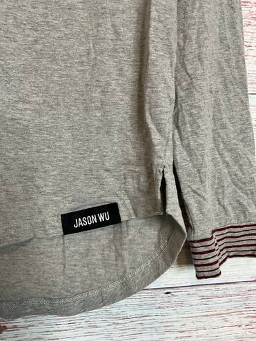 Jason Wu Top Gray Red Medium