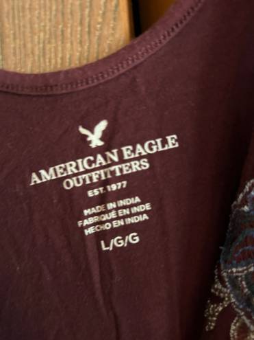 American Eagle Embroidered Tank Top 