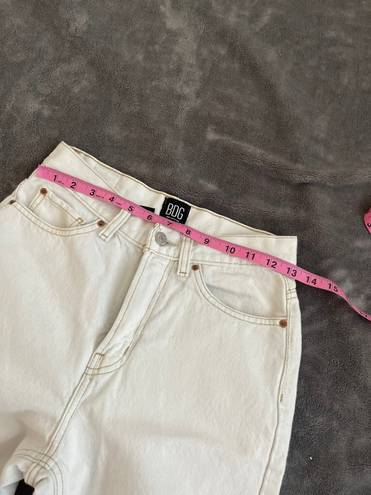 Urban Outfitters BDG High Waisted Cowboy Jeans Cream Color