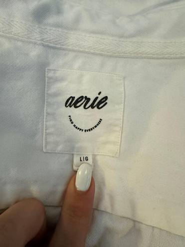 Aerie Button Up Top