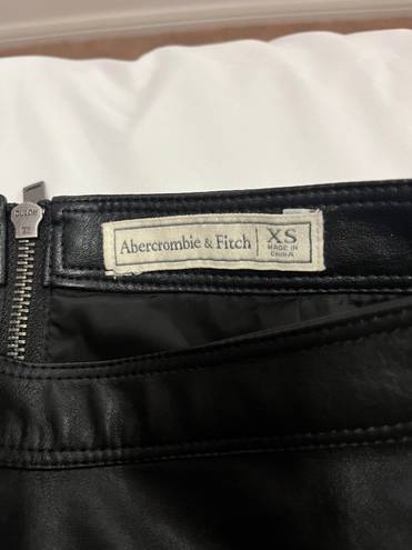 Abercrombie & Fitch Leather Skirt