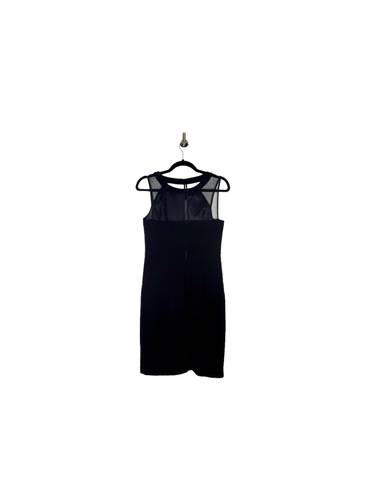 White House | Black Market WHBM Iconic Mesh Inset Sheath Dress in Black Size 4