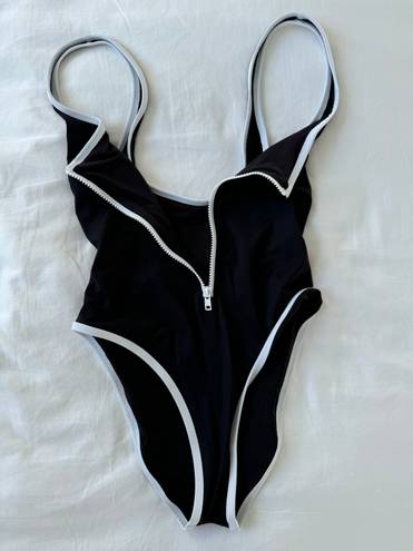 SKIMS Black One-Piece Bathing Suit